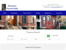 Tablet Screenshot of maureenkerwinkelly.com